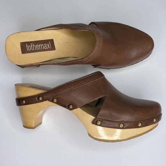 To The Max wood clogs women’s size 9 nine vintage GUC - Picture 2 of 10